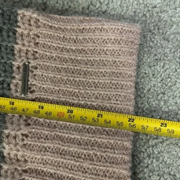 Colorful Striped Abercrombie & Fitch Rib  Knit Sweater - Picture 9 of 9